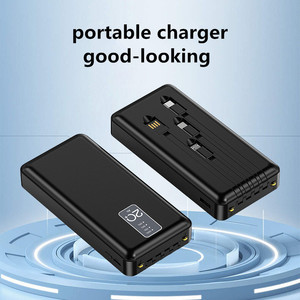 Banque d'alimentation fantaisie 2026 20000 mAh avec lampe <span class=keywords><strong>torche</strong></span> LED 4 en 1, banque d'alimentation numérique 20000 mAh avec lampe <span class=keywords><strong>torche</strong></span> et cordon de port - Product Image 6