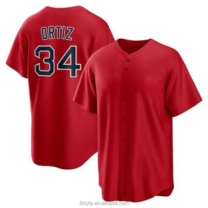 Vendita calda 2025 nuova maglia da Baseball cucita bianca per tutte le squadre divise da Baseball da uomo 34 Ortiz 16 Duran 11 dever - Product Image 3