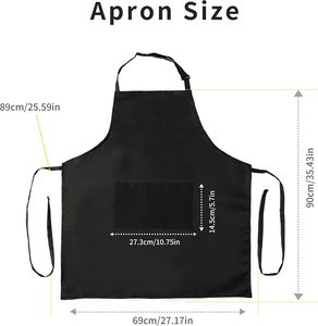 Grembiuli Regolabili Resistenti all'Acqua per Cucina, Ristorante, BBQ, Disegno, Artigianato e Attività all'Aperto per Donne e Uomini - Product Image 2