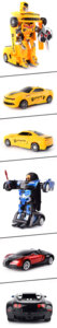 Las 1:14 de 2,4 Ghz de control remoto deformación robot gesto de <span class=keywords><strong>la</strong></span> mano de control rc coche robot para niños con luz LED - Product Image 6