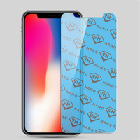 Protection d'Écran Incassable Bouclier Flexible en Nano Verre Anti-Choc pour iPhone Xs Max/pour iPhone/pour Samsung