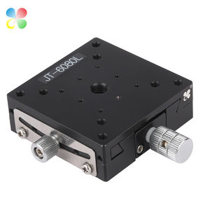 C & K JT serisi manuel doğrusal sahne mikrometre sahne diğer optik aletler gonyometresi sahne kırlangıç kuyruğu ile, sonsuz ve dişli - Product Image 4