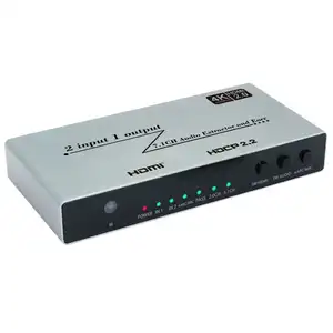 Wholesale Versatile Compatibility Hdmi Switch Box HDMI Switcher 2x1 with Audio Extractor eARC HDMI2.0