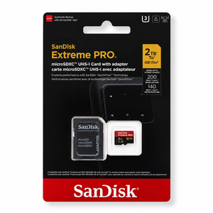 Carte SD SanDisk Extreme PRO 4K V30 200 Mo/s 32 Go - 2 To QXCD <span class=keywords><strong>Flash</strong></span> prête à être expédiée - Product Image 6