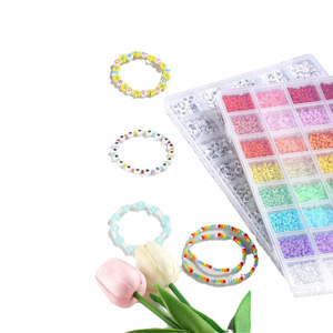 DIY Jewelry Set 12000 Seed <b>Beads</b> 40 Colors 3mm Round Acrylic <b>Plastic</b> Letter <b>Beads</b> For Friendship Bracelets Making - Product Image 5