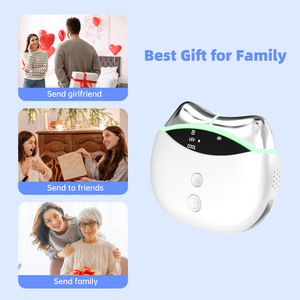 Masseur facial ergonomique en alliage de zinc Gua Sha avec compresse chaude et froide pour améliorer la circulation sanguine chez la femme - Product Image 6