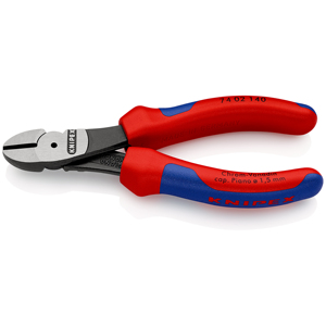 KNIPEX 74 02 140 SB Cortador diagonal de alta resistencia con mangos multicomponentes negro 140 mm - Product Image 1
