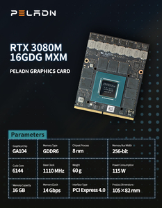 Hersteller Peladn Geforce RTX 3070M 3070TI <span class=keywords><strong>M</strong></span> 8GB GDDR6 MXM Laptop-Grafikkarte RTX 3080M 16GB 256-Bit Gaming-Grafikkarte MXM - Product Image 5