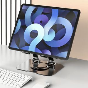 Ergonómico 360 °   Soporte Giratorio para Tablet de 12 Pulgadas, Ajustable en Altura, Portátil, de Aluminio, con Ventilación, Plegable - Product Image 3