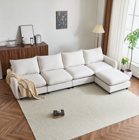 White + Eucalyptus + 5 Seat