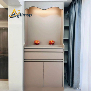<span class=keywords><strong>Niche</strong></span> bouddhiste multifonctionnelle de taille personnalisable avec tiroir de rangement, idéale pour la placement dans le salon - Product Image 3