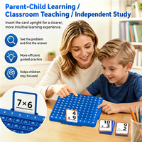Cartes flash de mathématiques avec tableau de multiplication, addition, soustraction, division, jouet éducatif pour enfants