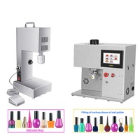 Machine de remplissage de vernis à ongles sans tube ni nettoyage, processus de changement de couleur facile, améliore l'efficacité de la production en atelier