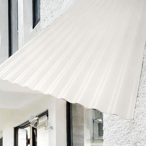 Hojas de sol corrugadas transparentes y pérgola cubierta con techo en relieve de PC - Product Image 3