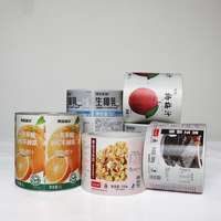 Étiquettes d'emballage alimentaire recyclables personnalisées de marque haut de gamme logo imprimé autocollants d'étiquette alimentaire étanches à l'huile en vinyle auto-adhésif