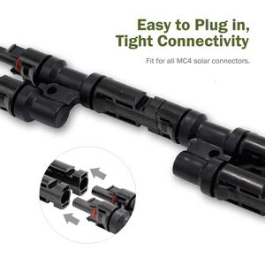 Konektor Panel surya 1 sampai <span class=keywords><strong>2</strong></span> kualitas tinggi tipe Y kedap air Pria Wanita dengan tipe T MCX untuk aplikasi daya - Product Image 6