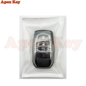Coque de clé pour Toyota Camry Cruiser RAV4 Avalon Corolla, coque de clé de voiture intelligente à télécommande, carte 0020, KD VVDI J518 - Product Image 6