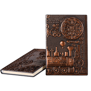 A5 Punk Train Nổi Cá Nhân Bị Ràng Buộc Du Lịch Của Máy Tính Xách Tay Da Tùy Chỉnh Tạp Chí Viết Da Máy Tính Xách Tay Máy Tính Xách Tay - Product Image 1