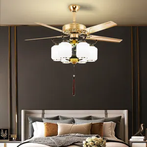 Hot Selling Hoge Kwaliteit Afstandsbediening Led Plafond Ventilator Lamp Dimmen Voor En Achteruit Voor Eetkamer Woonkamer Hotel