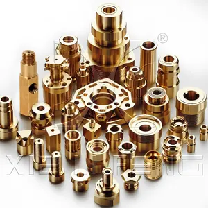 Fio EDM personalizado 58 peças para usinagem de metal de latão, peças CNC de 5 eixos para torneamento de peças de cobre e latão