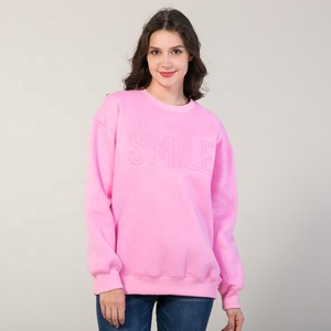 Mode féminine décontracté manches longues pressant imprimé col rond pull haut chemisier - Product Image 1