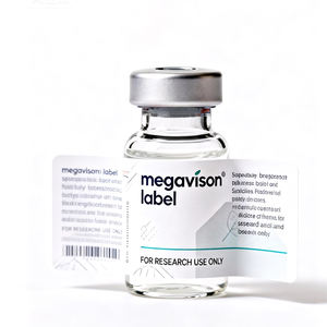 Stiker Label Obat Ultra Perekat Label Botol Resep Kustom Label Kemasan Apotek PET Putih Logo Botol Medis - Product Image 3