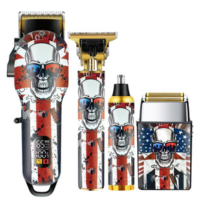 Cortadora de Pelo Eléctrica Profesional, Recortadora de Barba Recargable, Máquina de Corte de Pelo para Hombre, Afeitadora - Product Image 1