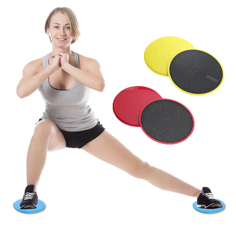 Custom logo Eco workout equipment floor hexagon circle multifunctional sliding gliding yoga discs core slider