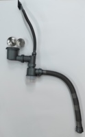 Bouchon d'égouttage de 2 pouces en acier inoxydable avec siphon pour tuyau flexible