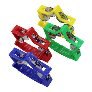 Wholesale Dance Teaching Aid Orff <b>Percussion</b> <b>Instrument</b> Five-pointed Star Bell Hand Shake Bell for Baby and Kids Performance - Product Image 4