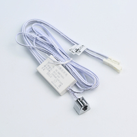 Shinechip DC12/24V Interrupteur Tactile Détachable pour Armoire, Variateur Intelligent à Détection de Mouvement Humain par Balayage de la Main, Contrôle de Porte Inductif, Détection 1-5mm