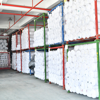 Tissu de canapé en velours côtelé rayé 100 % polyester du fabricant 2421, imitation fourrure de lapin, peluche pour poufs