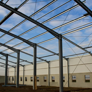 Hangar préfabriqué en acier léger portable pour atelier et bâtiment de bureaux - Product Image 1