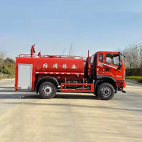Nouveau camion de pompiers diesel Dongfeng avec une capacité de réservoir de 7001-10000L, norme d'émission EURO 5, transmission 4x4