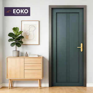 Puerta Corredera Interior de Madera Sólida Moderna EOKO, Resistente al Fuego, con Diseño Insonorizado para Proyectos Hoteleros - Product Image 1