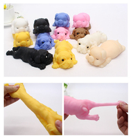 Spécial vente chaude de haute qualité kawaii squishy silicone chien fidget