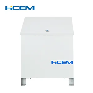 HCEM HC550A-CAB air compressor pump pond aerator pump installed in Wall & Post Mount Cabinet