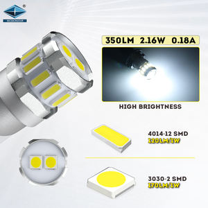 ไฟ LED สำหรับยานพาหนะ T10 12V ไฟ4014ตัวบอกความกว้างของชิปป้ายทะเบียนท้าย<span class=keywords><strong>รถ</strong></span>ไฟ W5W อื่นๆอุปกรณ์เสริมไฟรถยนต์ - Product Image 4