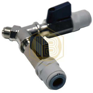 Valvola di arresto con doppio regolatore di pressione con attacco John Guest 3/8 - Product Image 2