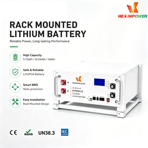 Rack de Baterías Solares Kinpower de 51.2V 100Ah, se Puede Conectar en Serie con un Máximo de 16 Unidades - Product Image 1
