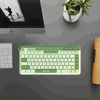 Clavier de bureau sans fil USB mini 2,4 G K-107YW, étanche, 88 touches, touches chocolat, portable pour PC, ordinateur portable, Macbook, multimédia