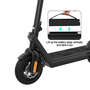 Monopattino Elettrico Pieghevole Impermeabile in Lega di Alluminio Nuovo Stile per Noleggio e Sharing 100km con Batteria al Litio Rimovibile HX X9 - Product Image 3