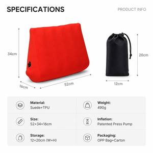 <span class=keywords><strong>Almohada</strong></span> <span class=keywords><strong>Inflable</strong></span> en Forma de Cuña para Parejas, con Bomba de Presión, Funda Lavable, Cojín Portátil para Posiciones Sexuales en el Dormitorio - Product Image 5