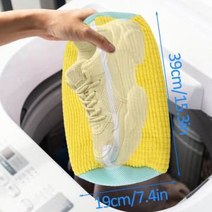 Bolsa de Lavado Reutilizable para Zapatos, de Poliéster, con Cierre, para Lavadora, Limpieza de 360 Grados - Product Image 4