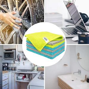قماش مايكروفايبر 300 جم/متر مربع منشفة تجوب ماصة سميكة لمطبخ وسيارة طاولة غسيل الأطباق مسح لتنظيف فرش - Product Image 5