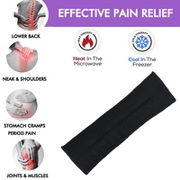 Mosit Perles d'argile chauffantes Coussin chauffant pour micro-ondes Coussin de graines de lin pour micro-ondes Coussin chauffant pour menstruations pour cou et épaules