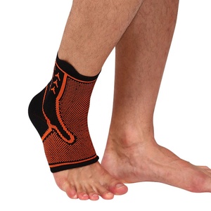 دعامة دعم للكاحل لالتهاب اللفافة الأخمصية كم قدم مطاطي غير ملحوم من النايلون - Product Image 3
