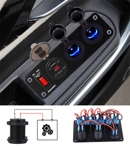 อุปกรณ์ชาร์จยูเอสบี QC3.0พอร์ท12V กันน้ำช่องเสียบ USB แบบเร็ว1ปีปลั๊ก USB สำหรับมอเตอร์ไซค์ที่ผ่านการรับรอง CE FCC ROHS สำหรับรถยนต์ - Product Image 6