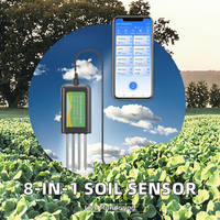 IMHOO Testeur de sol USB 8 en 1 EC PH NPK Température Salinité pour l'agriculture de précision Analyseur ODM CE