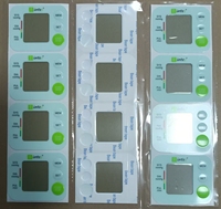 Etiquette convexe personnalisée en sérigraphie 0,25 PET Etiquettes d'emballage d'instruments électriques électroniques de protection double couche
